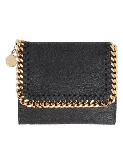 Stella Mccartney Women's Portafoglio Falabella Flap In Black