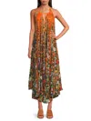 Stella Mccartney Women's Printed Silk Halter Midi-dress