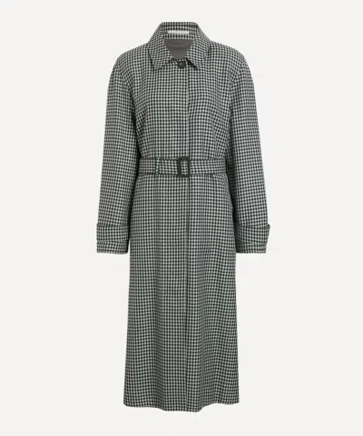 Stella Mccartney Women's Reversible Oversized Check Trench Coat