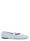 Stella Mccartney Ryder Eco Alter Mat Studded Ballerina Flats In Baby Blue