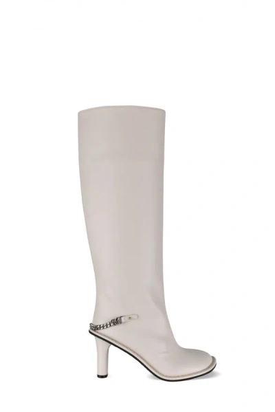 Stella Mccartney Ryder Chain-detail Boots In Neutral