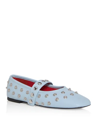 STELLA MCCARTNEY STELLA MCCARTNEY WOMEN'S RYDER EMBELLISHED MARY JANE FLATS