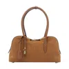 Stella Mccartney Camel Suede Alter Mat Ryder Shoulder Bag In Brown