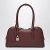 Stella Mccartney Burgundy Synthetic Leather Ryder Medium Shoulder Bag