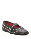 Stella Mccartney Ryder Vegan Embellished Mary Jane Ballerina Flats In Black