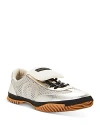 Stella Mccartney S-wave Metallic Net Trainer Sneakers In Silver