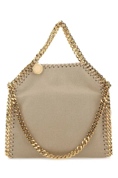 Stella Mccartney Women Sand Shaggy Deer Micro Falabella Handbag In Brown