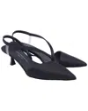 Stella Mccartney Women's Satin Iconic D'orsay Pump (authentic Pre-loved) In Multi