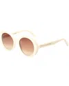 Stella Mccartney Women's Sc40057i 54mm Sunglasses In Neutral