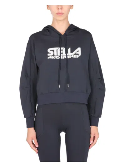 STELLA MCCARTNEY WOMEN'S SCUBA SWEATSHIRT WITH LOGO