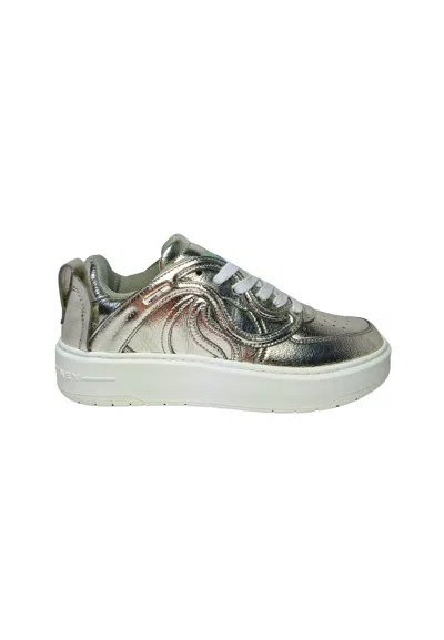 Stella Mccartney Women's Shoes  Wrinkly Metallic In Silver
