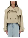 Stella Mccartney Sand Cotton Trench Coat