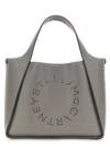 Stella Mccartney Women Shoulder Bag With Logo In Gray