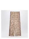 Stella Mccartney Pants With Tiger Print In Pink