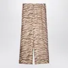 Stella Mccartney Pants With Tiger Print In Pink