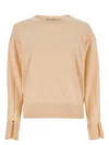 Stella Mccartney Stella Mc Cartney Skin Pink Wool Oversize Sweater In Neutral