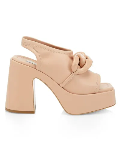 Stella Mccartney Women's Skyla Stretch Chain Platform Sandals