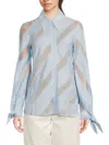Stella Mccartney Women's Slyvia Schiffli Cotton-blend Shirt