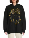 Stella Mccartney Women's Smile Print Logo Cotton Hoodie