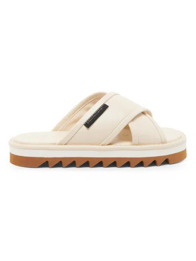 Stella Mccartney Women's Sneak-elyse 50mm Platform Slides In White