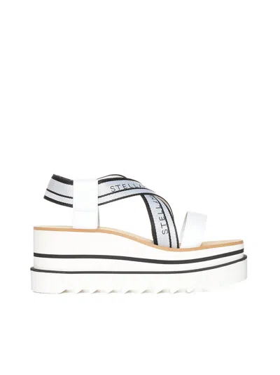 STELLA MCCARTNEY STELLA MCCARTNEY WOMEN SNEAKELYSE CANVAS AND ALTER NAPPA SANDALS