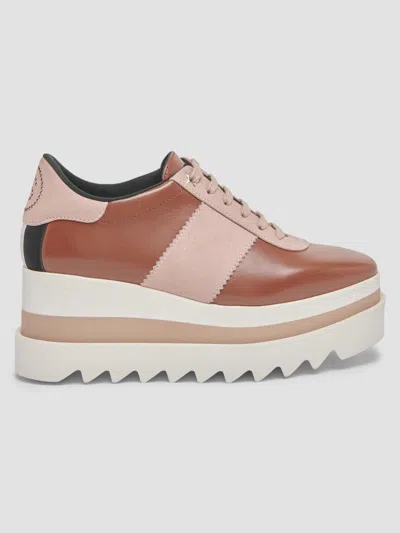 Stella Mccartney Women's Sneak-elyse Faux-leather Platform Sneakers In Multi