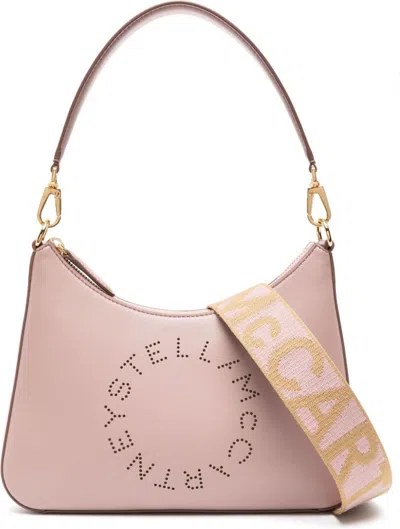 Stella Mccartney Stella Logo Shoulder Bag In Pink