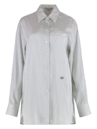 Stella Mccartney Women's Striped Silk Shirt