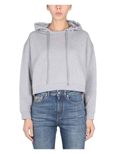 STELLA MCCARTNEY WOMEN'S SWEATSHIRT WITH LOGO EMBROIDERY