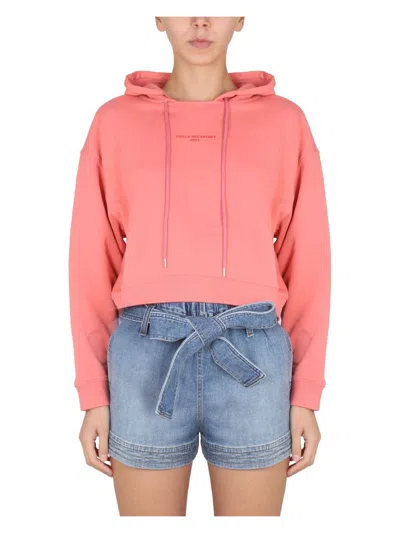 STELLA MCCARTNEY WOMEN'S SWEATSHIRT WITH LOGO EMBROIDERY