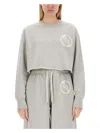 Stella Mccartney Women's Sweatshirt With Logo In Grey