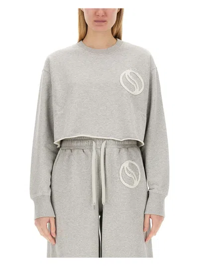 Stella Mccartney Women's Sweatshirt With Logo In Grey