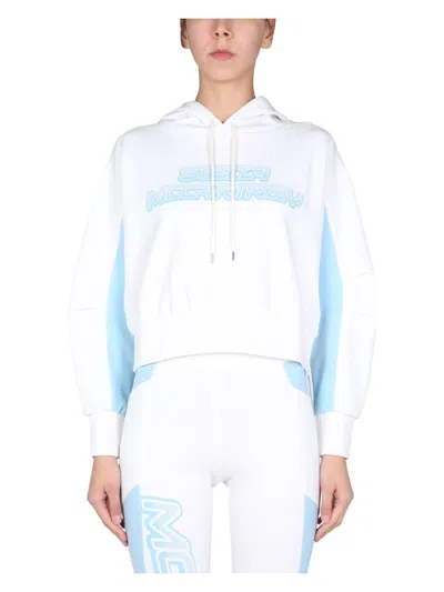 STELLA MCCARTNEY WOMEN'S SWEATSHIRT WITH LOGO PRINT