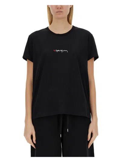 STELLA MCCARTNEY WOMEN'S T SHIRT WITH LOGO