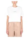 Stella Mccartney Women's T-shirt With Logo In White