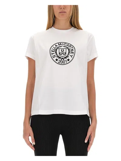 STELLA MCCARTNEY WOMEN'S T SHIRT WITH LOGO