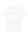 Stella Mccartney Crystal-embellished Logo T-shirt In White