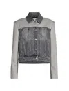 Stella Mccartney Tailored Panel Jacket Adjustable Straps Design In Gray