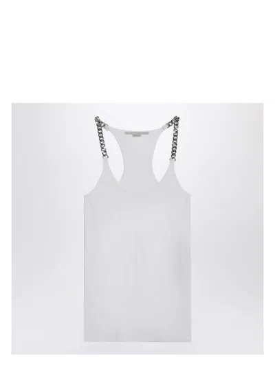 STELLA MCCARTNEY WOMEN'S TANK TOP WITH CHAIN STRAPS