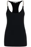 Stella Mccartney Tank Top With Chains On In Black