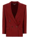 Stella Mccartney Tiziano Red Wool Blazer