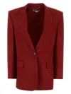 Stella Mccartney Oversize Wool Blazer Flap Pockets