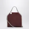 Stella Mccartney Women's Tote Bag Micro Falabella Plum Colour
