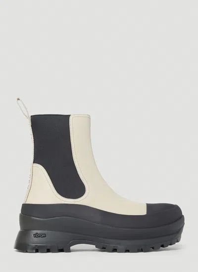 Stella Mccartney Women Trace Alter Mat Ankle Boots In White