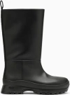 Stella Mccartney Alter Mat Boots With Embossed Logo In Black