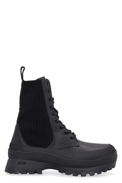 STELLA MCCARTNEY WOMEN'S TRACE CHELSEA COMBAT BOOTS