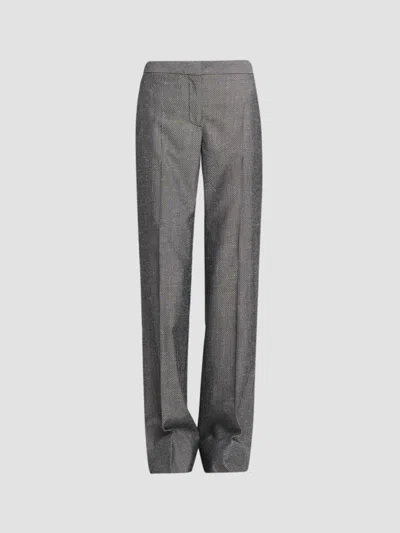 Stella Mccartney Women's Twill Straight-leg Pants In Grey