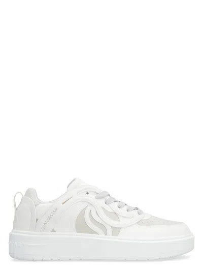 Stella Mccartney Women's Two-tone Sporty Mat S-wave Sneakers | Size 40 | 810178e00060 Color 1902 In Multi