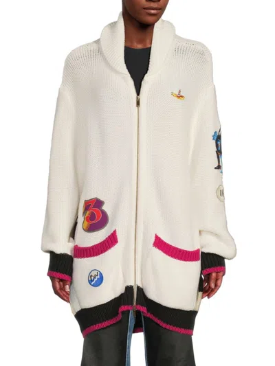 Stella Mccartney Women's Virgin Wool Longline Cardigan