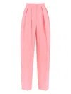 Stella Mccartney Stella Mc Cartney Pink Viscose Blend Wide Leg Pant